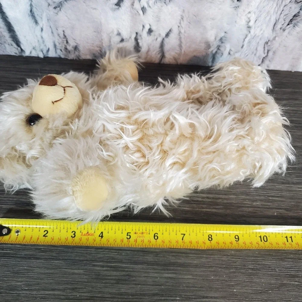 Vintage Dakin SHAGGY Teddy Bear‎ Cream Color, Furry 11